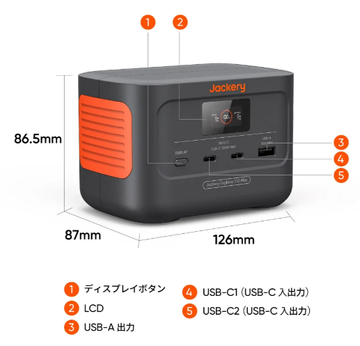 Jackery Explorer 100 PlusC[W2